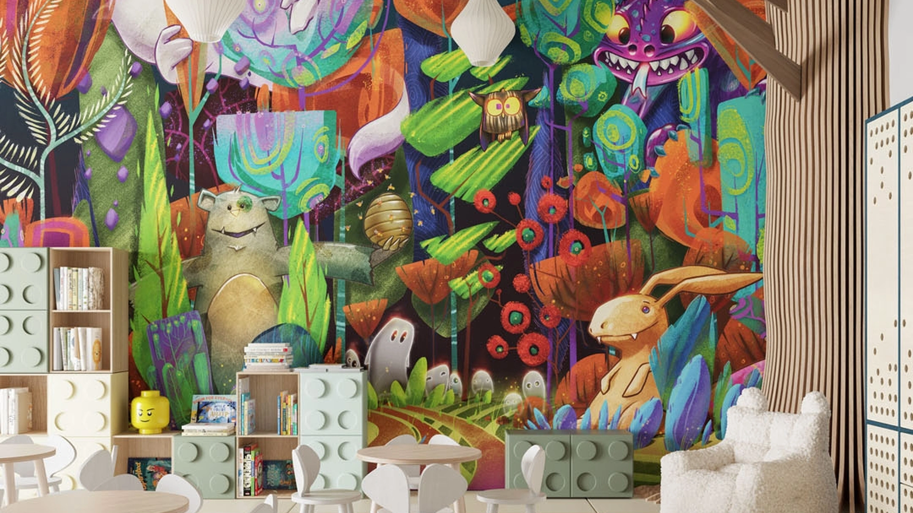 Carta da parati Fantasy Tale di Inkiostro Bianco