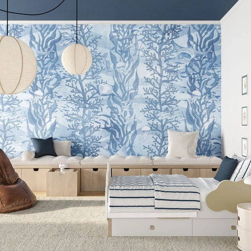 Carta da parati Kelp di Inkiostro Bianco