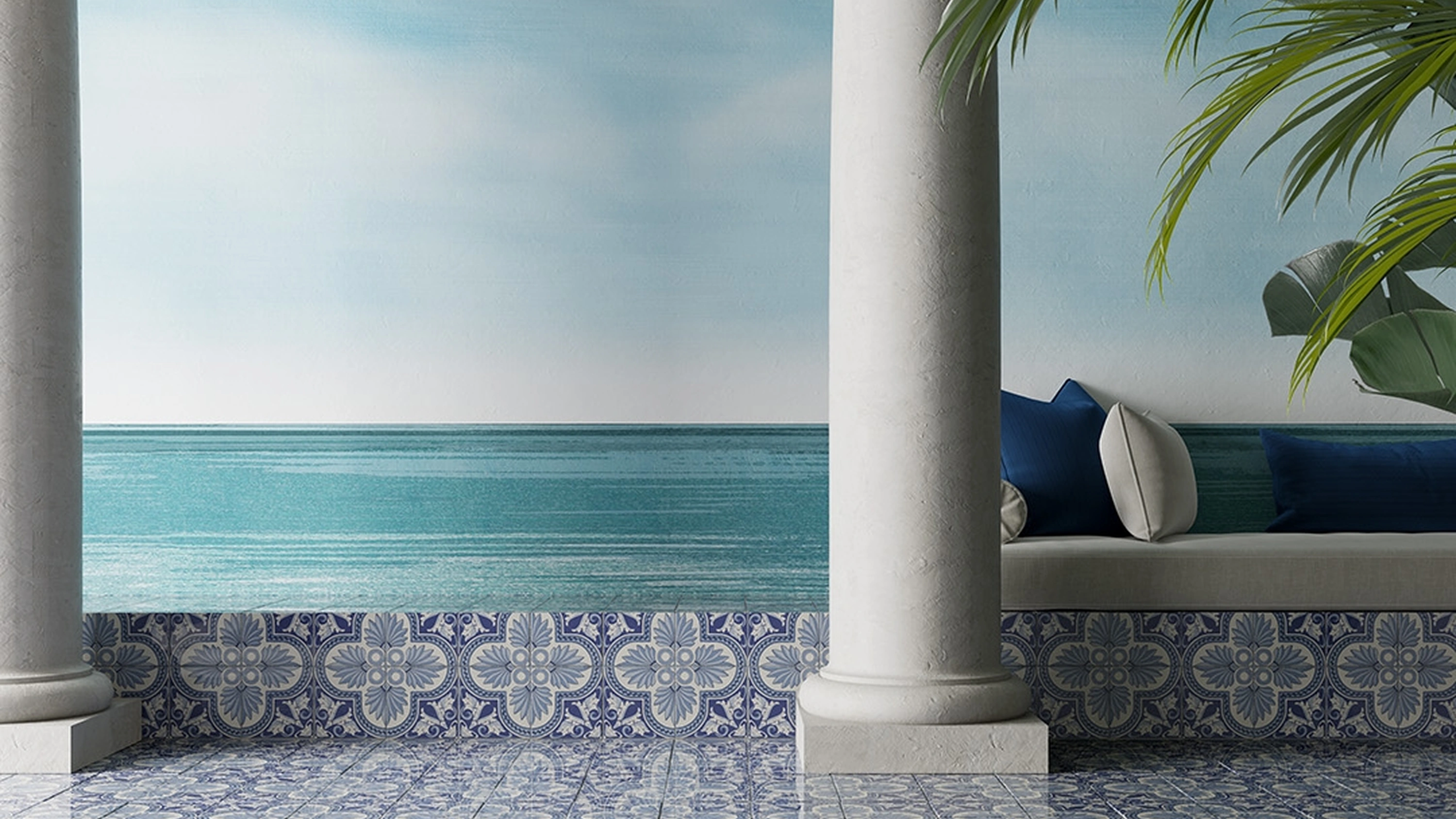 Carta da parati Oltremare di Inkiostro Bianco