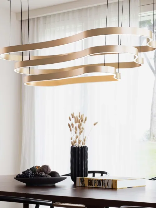 Lampada a sospensione Waves di Ideal Lux