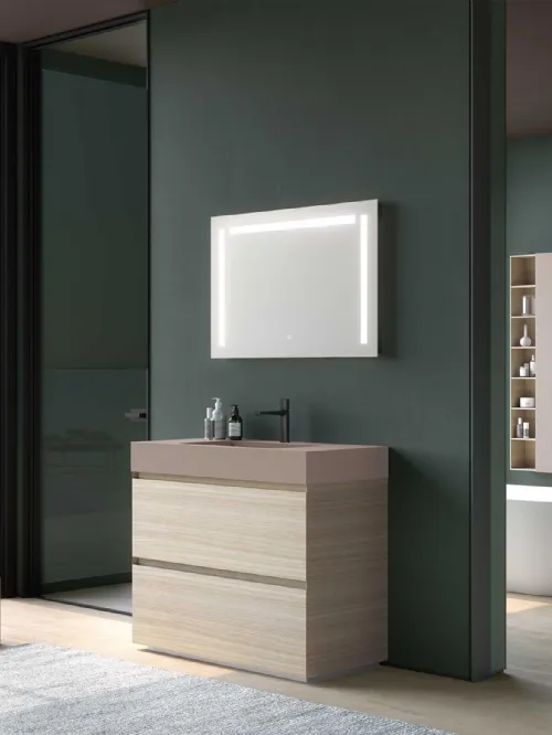 Mobile da Bagno Block System Syntesi Box C24 di Baxar