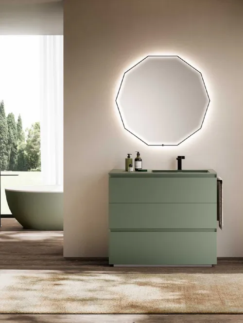 Mobile da Bagno Block System Syntesi C22 di Baxar