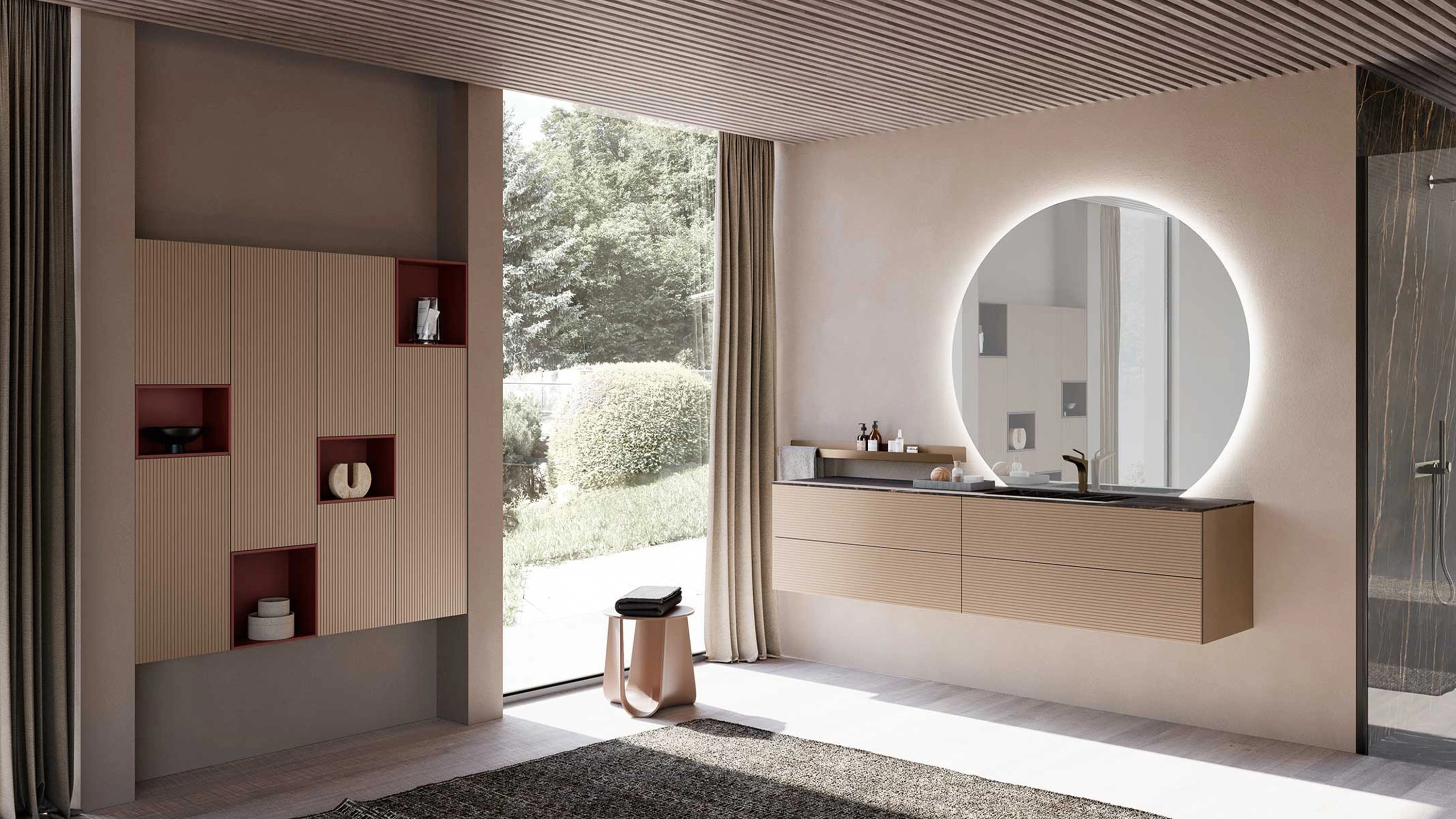 Mobile da Bagno sospeso M System 033 di Baxar