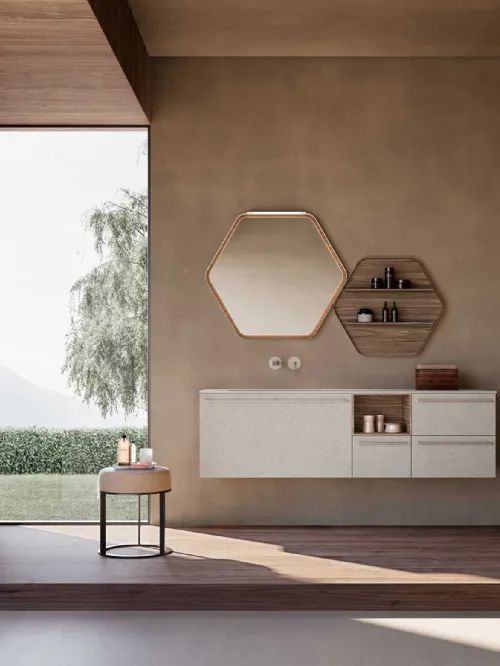 Mobile da Bagno sospeso M System 035 di Baxar