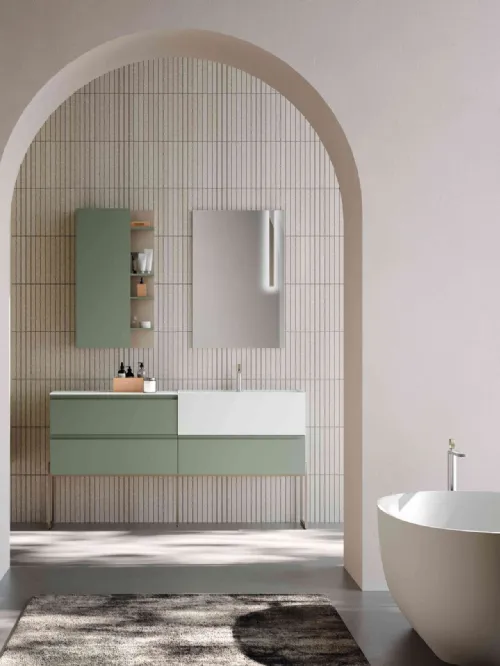 Mobile da Bagno sospeso M1 System 143 di Baxar
