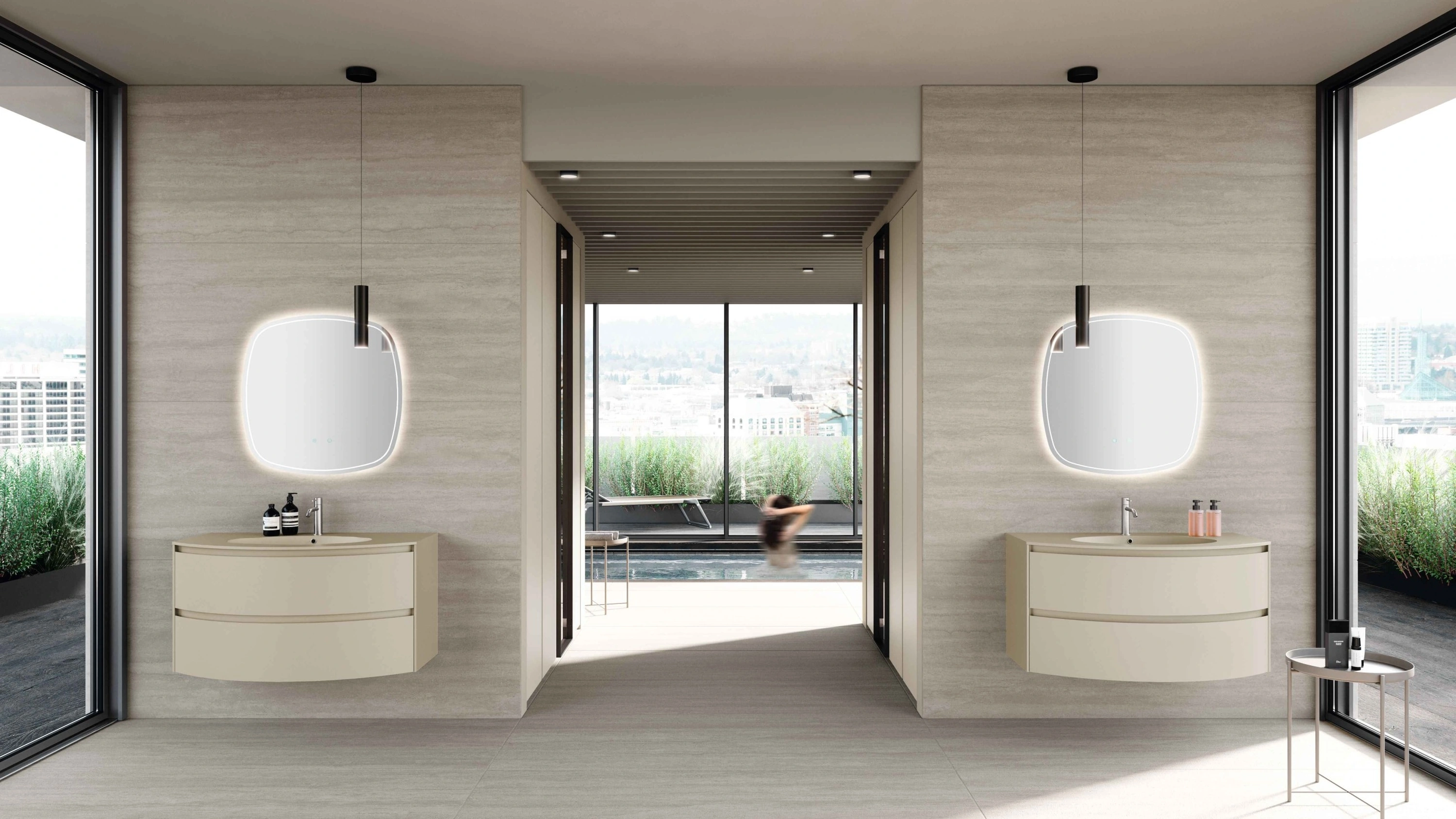 Mobile da Bagno sospeso M2 System 249 di Baxar