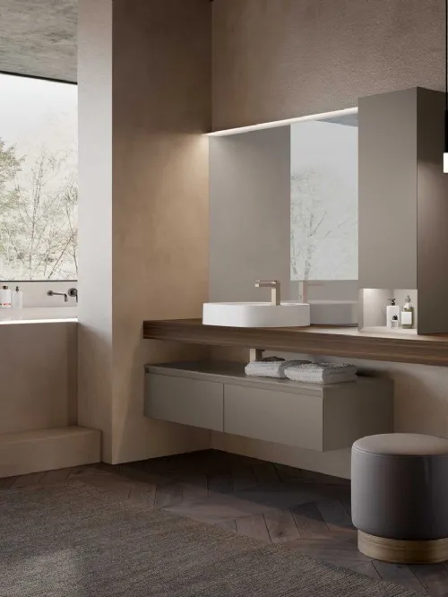 Mobile da Bagno sospeso M3 System 312 di Baxar
