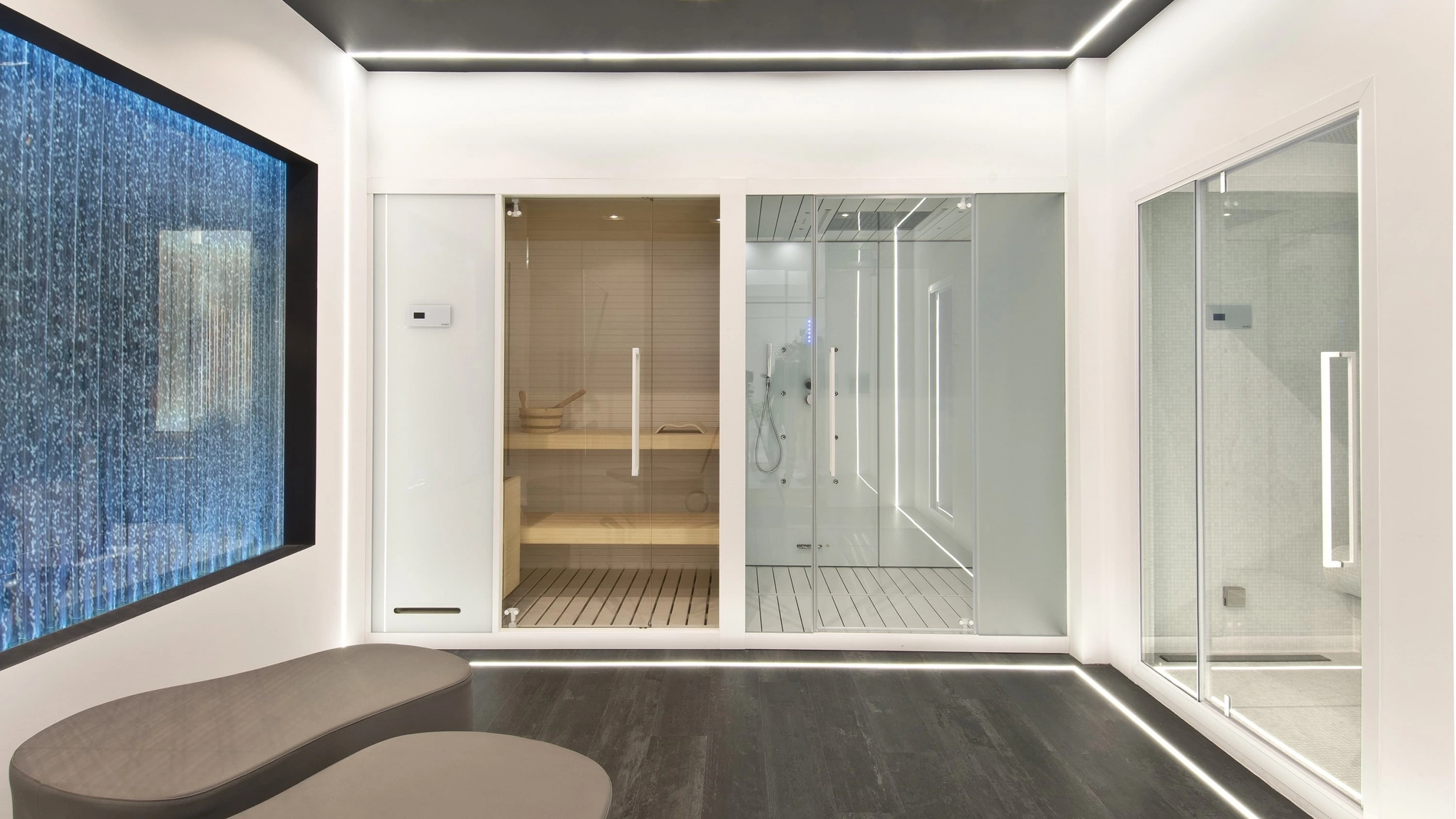 Mobile da Bagno Sauna + Hamman Nirvana Combi 1 di Megius