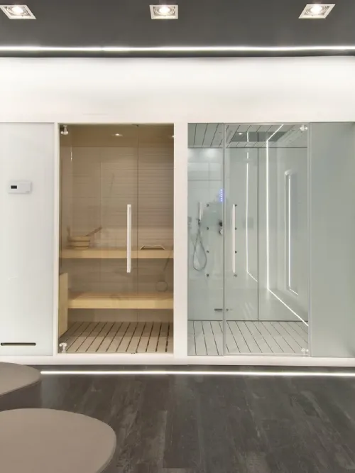 Mobile da Bagno Sauna + Hamman Nirvana Combi 1 di Megius