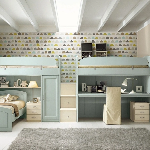 Cameretta a soppalco N16 Nuovo Mondo di Scandola