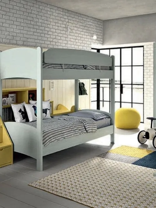 Cameretta con letto a castello N24 Nuovo Mondo di Scandola