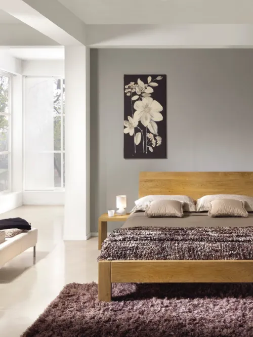 Letto in Rovere massello 4101 di Conarte