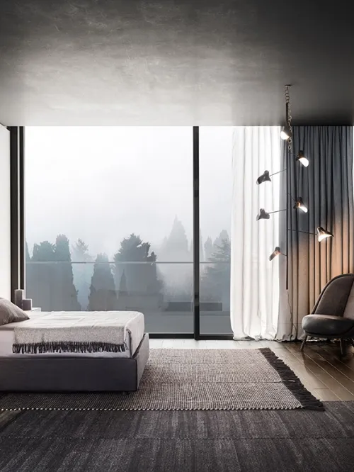 Letto Sommier con Boiserie in ecopelle Imbottita di Pianca