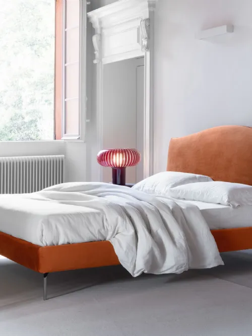 Letto con testiera arrotondata Lyle Modern di Noctis