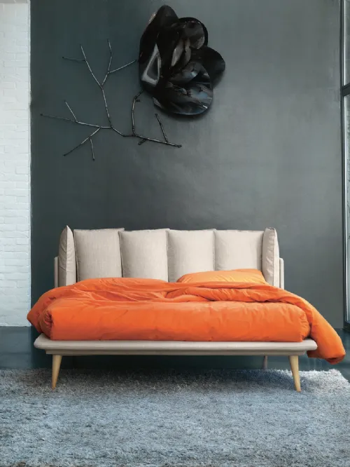 Letto con testiera Birdland di Noctis