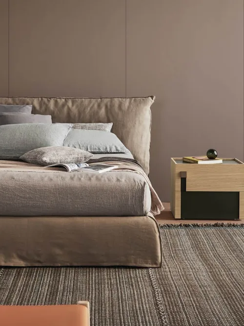 Letto imbottito Piumotto di Pianca