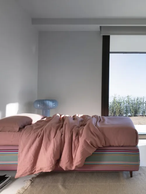 Letto singolo Sommier in tessuto di Noctis