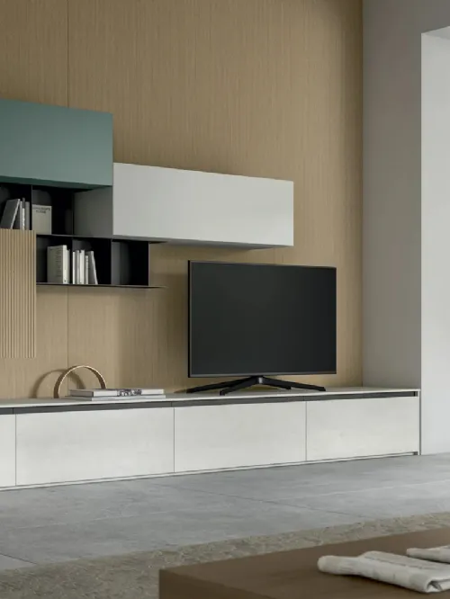 Parete Attrezzata Living Glass di Arredo3