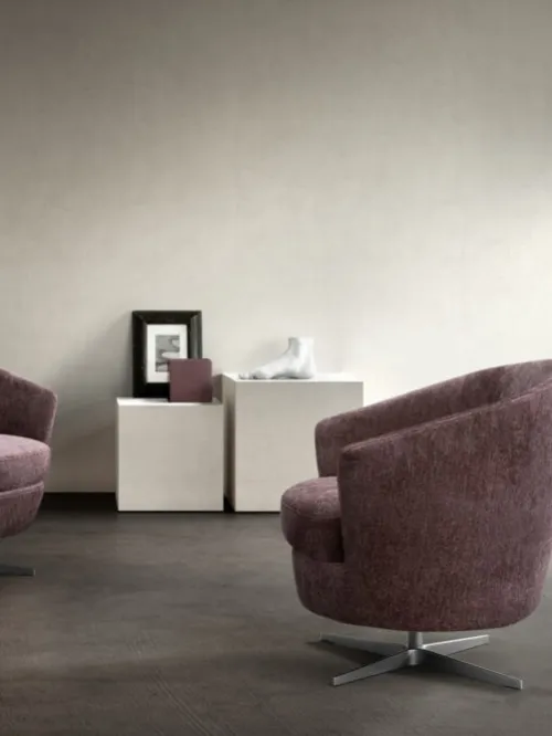 Poltroncina in tessuto Moon Small di Samoa