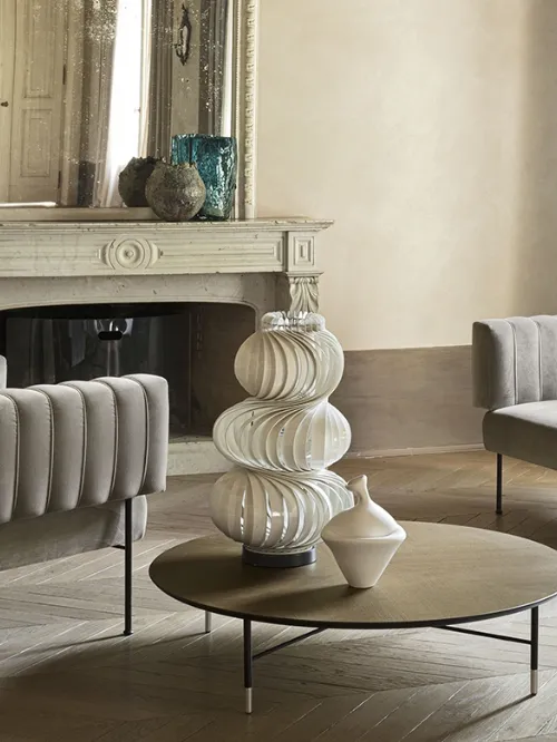 Poltroncina di design in tessuto Fedra di Pianca