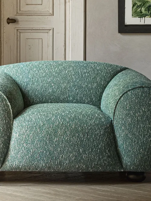 Poltrona di design in tessuto Regina di Pianca