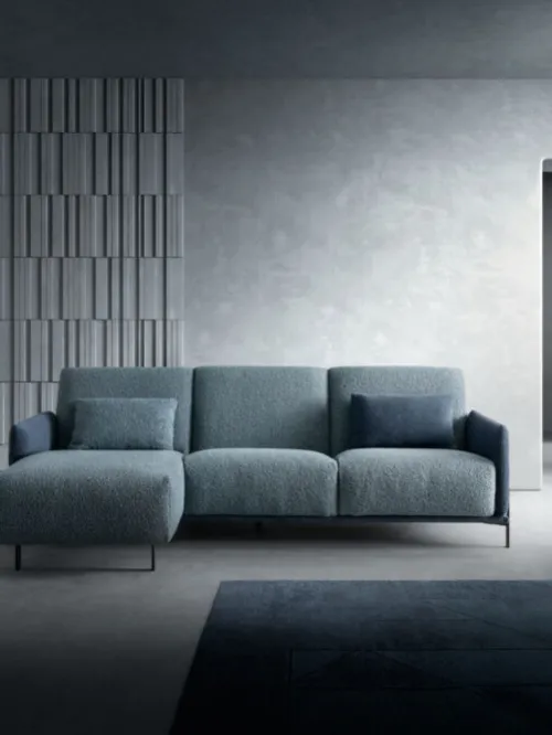 Divano con penisola Blank Minimal di Samoa