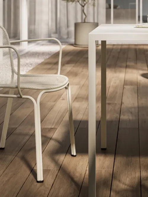 Sedia Filo Plus in metallo verniciato di Arredo3