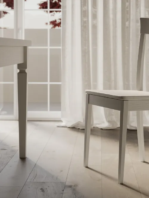 Sedia Rose completamente in legno di Arredo3