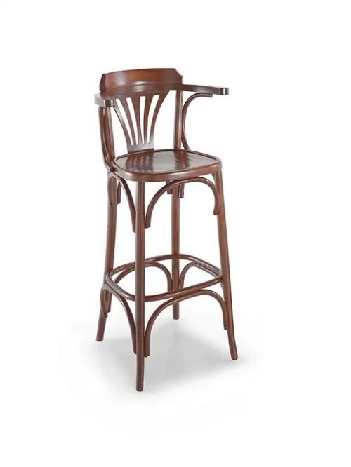 Sgabello classico Strauss SG in legno di Sedie Brianza