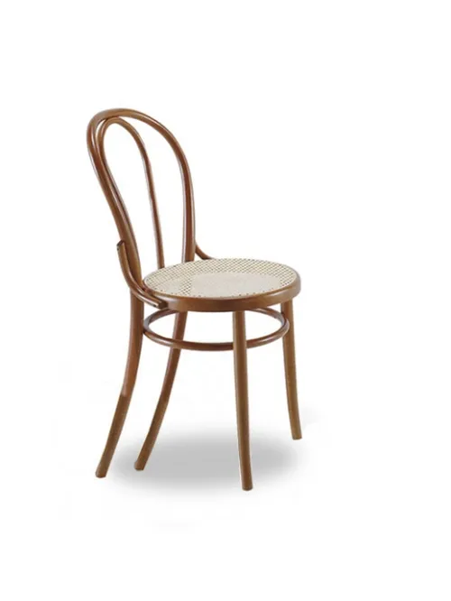 Sedia classica Vienna con struttura in legno e seduta in paglia di Vienna di Sedie Brianza