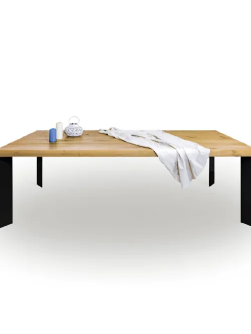Tavolo Wide in Rovere massello di Conarte