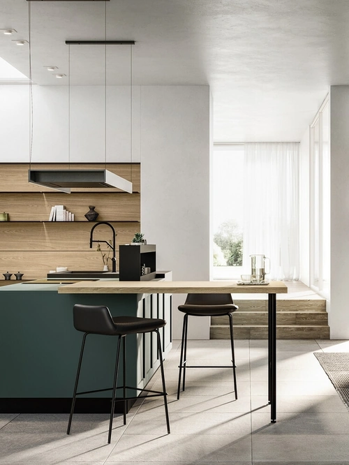 Cucina Moderna con isola Alma 03 di Arredo3