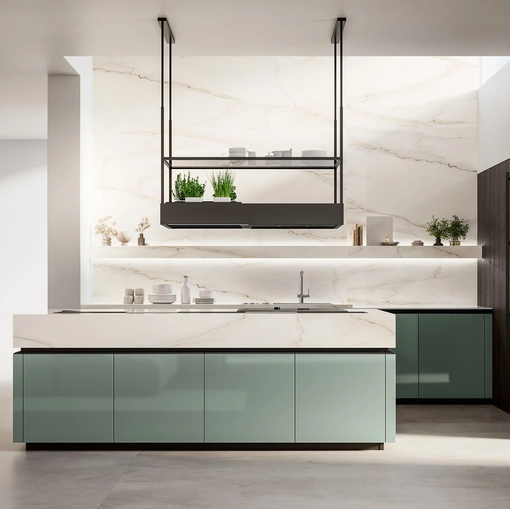 Cucina Moderna con isola Time 02 di Arredo3