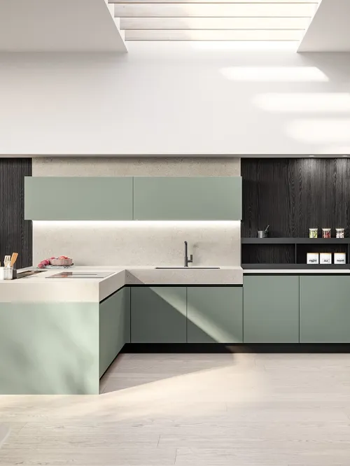 Cucina Moderna con penisola Cloe 05 di Arredo3