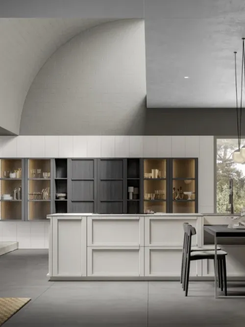 Cucina Moderna E05 Eclettica Optima 01 di Scandola