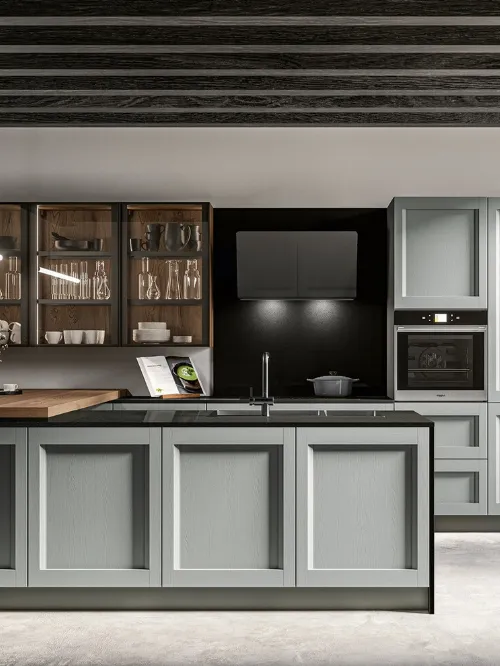 Cucina Moderna con penisola Frida 01 di Arredo3