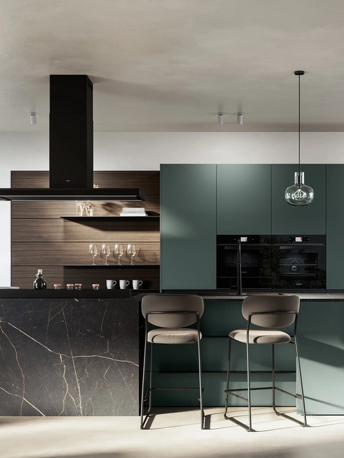 Cucina Moderna in Pet con isola Kalì di Arredo3