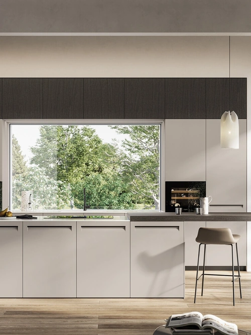 Cucina Moderna in Pet con isola Tekna di Arredo3