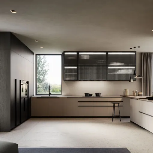 Cucina Moderna Tratto 10 n 03 angolare di Arredo3